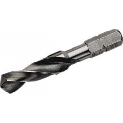 Foret hélicoïdal á queue hexagonale 1/4'', Ø nominal : 4,0 mm, Long. hélice 20 mm, Long. totale 44 mm