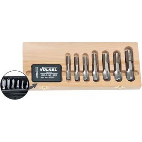 Jeux de tarauds HexTap, Filetage : M3-M20