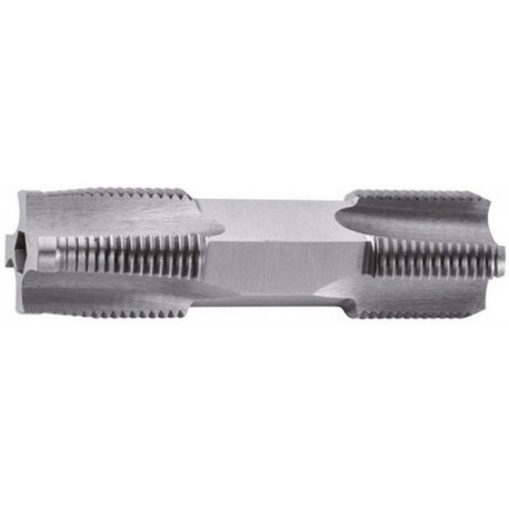 Taraud HexTap DS, à deux extrémités, DIN 13, Filetage : G 1/2, Ø nominal du filetage 20,955 mm, Long. totale 80 mm, Lames de : 24 mm