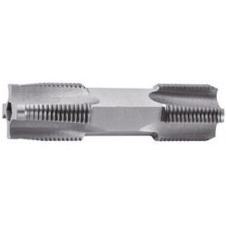 Taraud HexTap DS, à deux extrémités, DIN 13, Filetage : G 3/4, Ø nominal du filetage 26,441 mm, Long. totale 90 mm, Lames de : 27 mm
