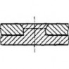 Pince coupante latérale démultipliée, courbée, Long. : 200 mm, Capacité de coupe pour fil semi-dur Ø 4,2 mm, fil dur Ø 3,0 mm, corde à piano Ø 2,5 mm