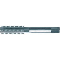 Taraud à main, filetage métrique, finisseur n°3, Filetage : M1,2, Pas 0,25 mm, Long. totale 32 mm, queue Ø 2,5 mm, Carré de la queue : 2,1 mm