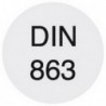 Micromètre, Plage de mesure : 125-150 mm, Ø de la touche mobile 6,5 mm, Ø du tambour 17,0 mm, Pas de la broche : 0,5 mm, Lecture : 0,01 mm