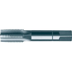 Jeu de tarauds à main, filetage métrique à pas fin, 2 pièces, Filetage x pas : M16 x 1,50 mm, Long. totale 70 mm, Carré de la queue 9 mm