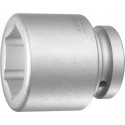 Douille à choc 1'', Cote s/plats : 46 mm, Long. 74 mm, Ø extérieur de la prise de force 69,5 mm, Ø extérieur de l'entraînement : 54 mm