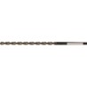 Foret hélicoïdal à queue cône morse - extra-long, en acier à coupe rapide, type TF, DIN 1870, profil rectifié, Ø h8 : 17,5 mm, Long. totale 370 mm
