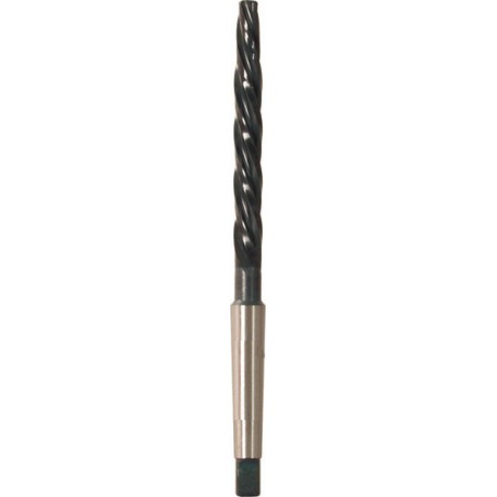 Alésoir de chaudronnier, queue CM, Ø nominal k11 : 28,00 mm, Petit Ø 19,6 mm, Long. totale 311 mm, Lames de : 195 mm, Long. d'entrée : 78 mm, CM : 3