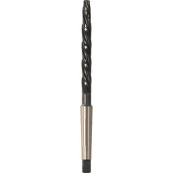 Alésoir de chaudronnier, queue CM, Ø nominal k11 : 30,00 mm, Petit Ø 21,0 mm, Long. totale 311 mm, Lames de : 195 mm, Long. d'entrée : 78 mm, CM : 3