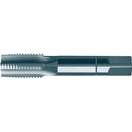 Jeu de tarauds à main, filetage métrique à pas fin, 2 pièces, Filetage x pas : M2,6 x 0,35 mm, Long. totale 40 mm, Carré de la queue 2,1 mm