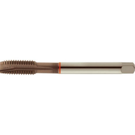 Taraud machine pour trous débouchants, DIN 376 B, Filetage M16, Pas 2,0 mm, Long. totale : 110 mm, queue Ø 12,0 mm, Carré de la queue : 9,0 mm