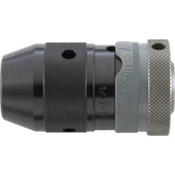Mandrin standard à serrage rapide, résistant au perçage à percussion, Capacité de serrage : 0,5-10,0 mm, Fixation B12, Ø extérieur 40 mm
