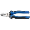 Pince universelle, acier chrome vanadium, tête chromée, poignées à gaine en plastique, Long. : 180 mm, Capacité de coupe du Ø du fil dur 2,2 mm