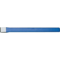 Burin plat pour le travail de la pierre, tige ovale plate, DIN 7254 A, Long. : 300 mm, Larg. : de la lame 29 mm, Epaisseur de tige 23 x 13 mm