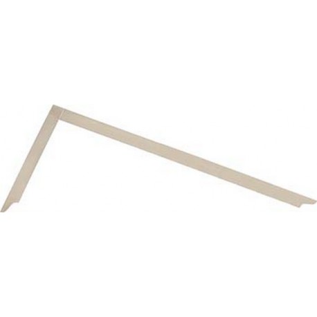 Équerre de charpentier sans trous de traçage, Dimensions : 1000 x 380 mm