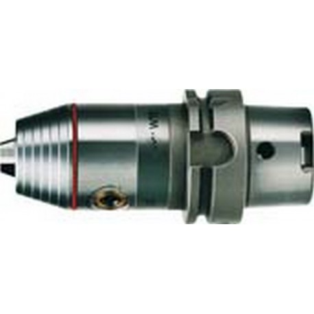 Mandrin de perceuse CNC avec arrosage central, Capacité de serrage : 0,5-13,0 mm, HSK 63, Ø extérieur 50 mm, Long., ouvert : 104 mm, Long., fermé : 110 mm
