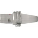 Mandrin hydraulique à expansion avec arrosage central SK 50, modèle étroit, d1 : 8 mm, ISO 50, d2 28 mm, d3 : 49,5 mm, l1 : 80 mm, l2 : 37 mm