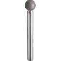 Meule diamantée sur tige sphérique DKU, Ø : 10 mm, Long. de la queue 50 mm, Ø de tige 6 mm