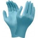 Gants à usage unique TouchNTuff 92-670 taille 7,5-8 bleu clair Nitrile 100 pcs/boîte