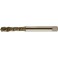 Taraud machine pour trous borgnes à gauche, sans revêtement, DIN 371 B, Filetage M4, Pas 0,7 mm, Long. totale : 63 mm, queue Ø 4,5 mm