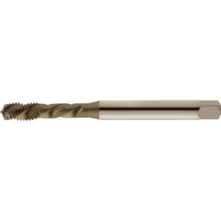 Taraud machine pour trous borgnes à gauche, sans revêtement, DIN 371 B, Filetage M6, Pas 1,0 mm, Long. totale : 80 mm, queue Ø 6,0 mm