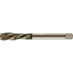 Taraud machine pour trous borgnes à gauche, sans revêtement, DIN 376 B, Filetage M16, Pas 2,0 mm, Long. totale : 110 mm, queue Ø 12,0 mm