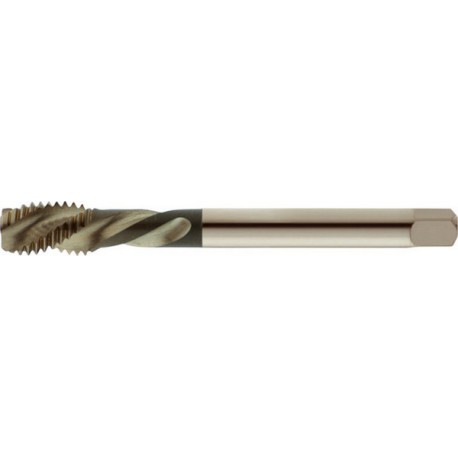 Taraud machine pour trous borgnes à gauche, sans revêtement, DIN 376 B, Filetage M16, Pas 2,0 mm, Long. totale : 110 mm, queue Ø 12,0 mm