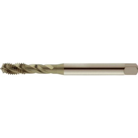 Taraud machine pour trous borgnes, DIN 371, sans revêtement, Filetage : M7, Pas 1,0 mm, Long. totale 80 mm, queue Ø 7,0 mm
