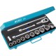 Coffret de douilles 3/4" 15 pièces Nr.1000Z Hazet