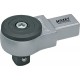 Attache male a cliquet réversible carré 3/4" 14x18mm Hazet