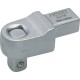 Hazet 6416 Entrainement carré/carré femelle 14 x 18 mm/carré massif 20 mm longueur 70 mm