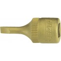 Douille male carré 1/4"8 x1,2mm Schlitz Hazet